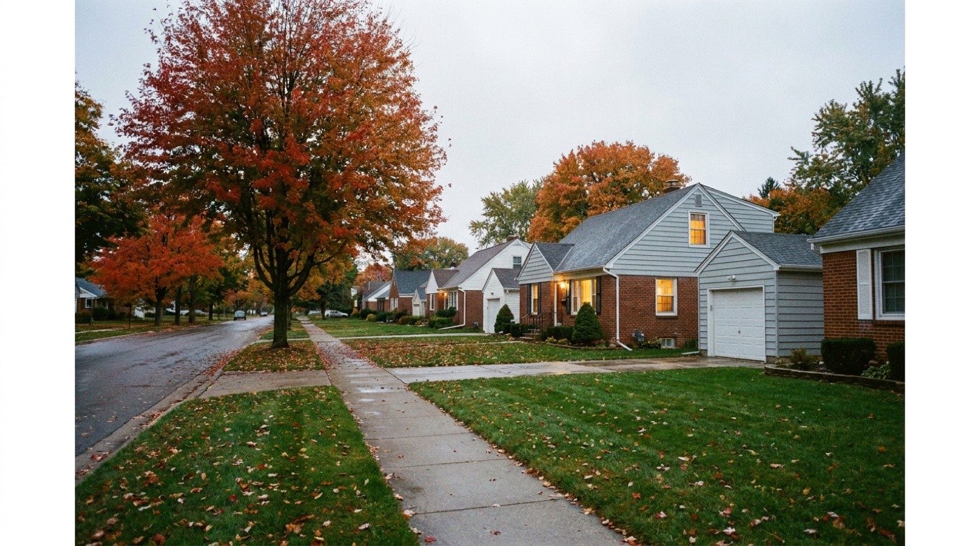 Homes on a residential street like those we serve in Richfield