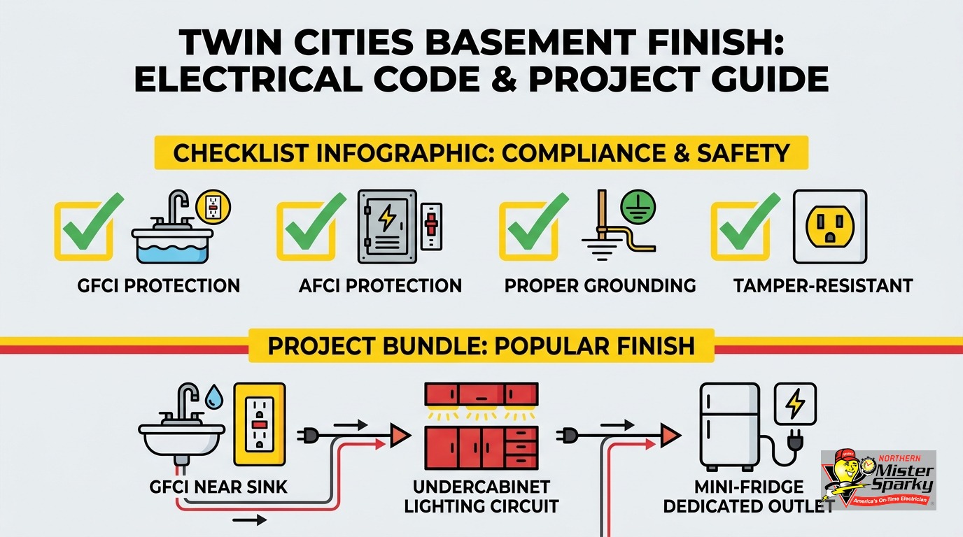 Electrical Wiring for Wet Bar Basement: MN Code Guide