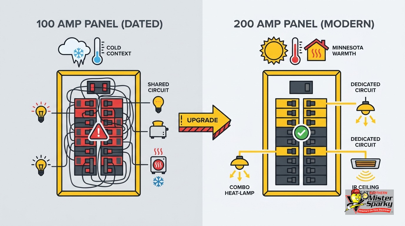 Bathroom Heat Lamp Installation Wiring: Minnesota Code Guide