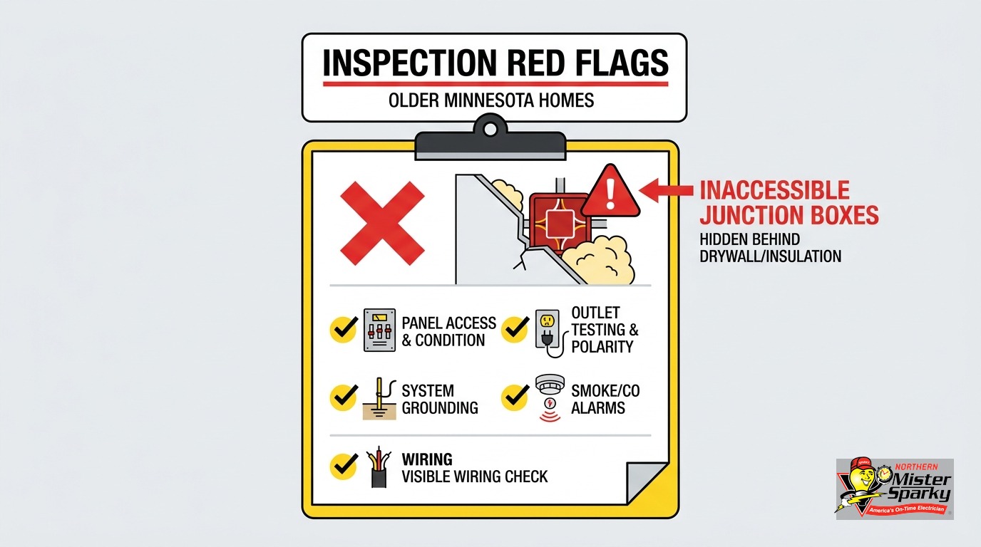 Buried Junction Box Electrical Code Violation: MN Homeowners