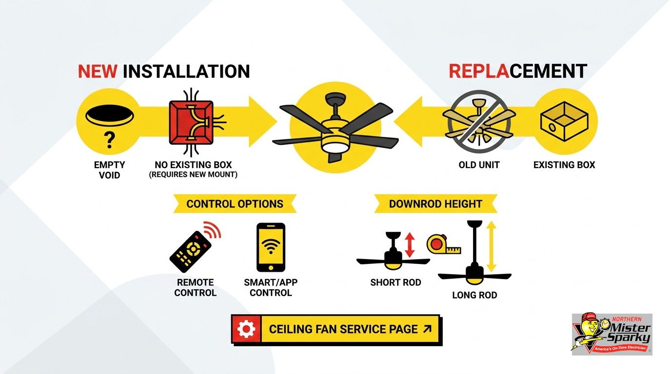 Ceiling Fan Installation Cost: Twin Cities Prices