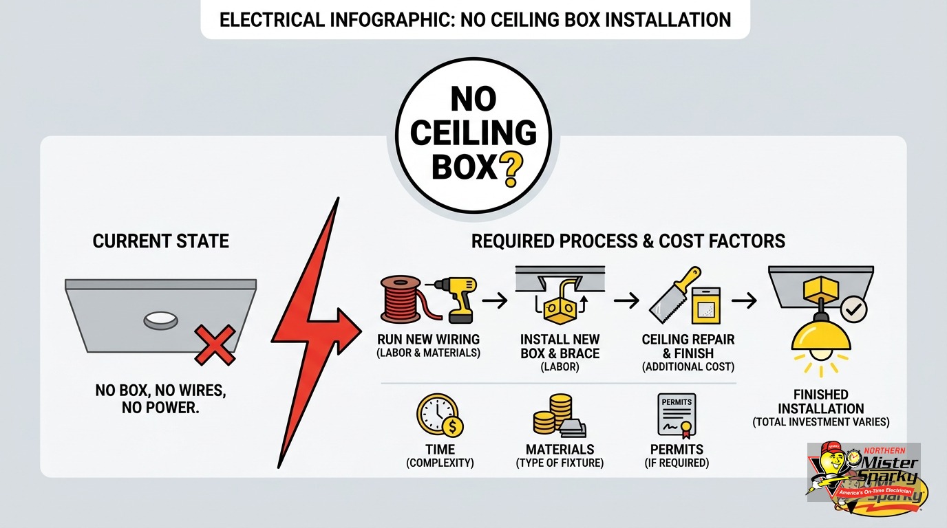 Add Ceiling Fan Where No Wiring Exists: Costs and Permits