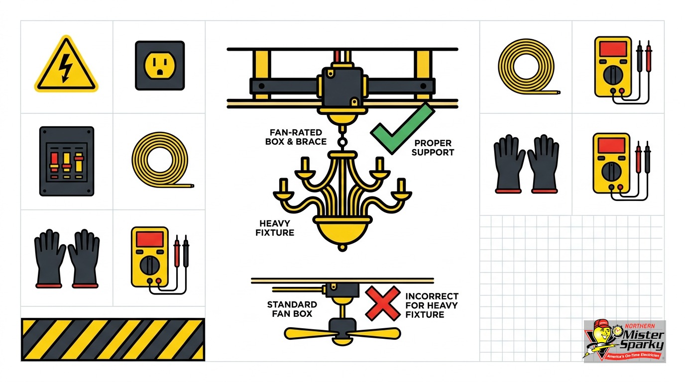 Chandelier Installation Cost: Ceiling Box Ratings Explained