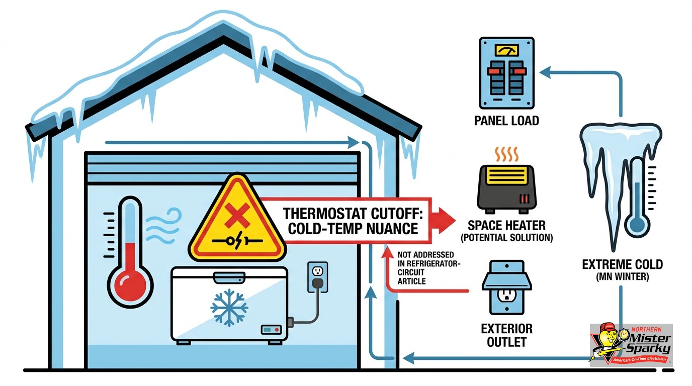 Chest Freezer Dedicated Circuit in an Unheated MN Garage
