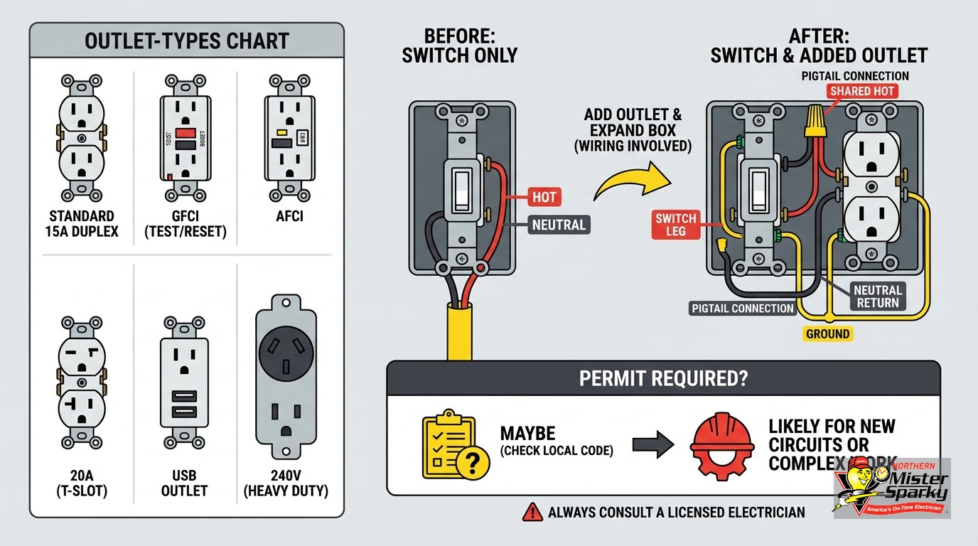 How to Wire a Combination Switch Outlet in Minnesota
