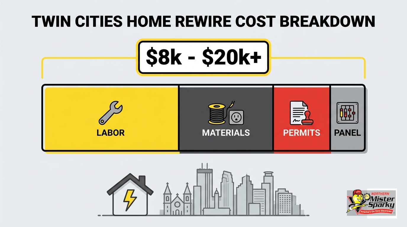 Cost to Rewire a House in the Twin Cities Explained