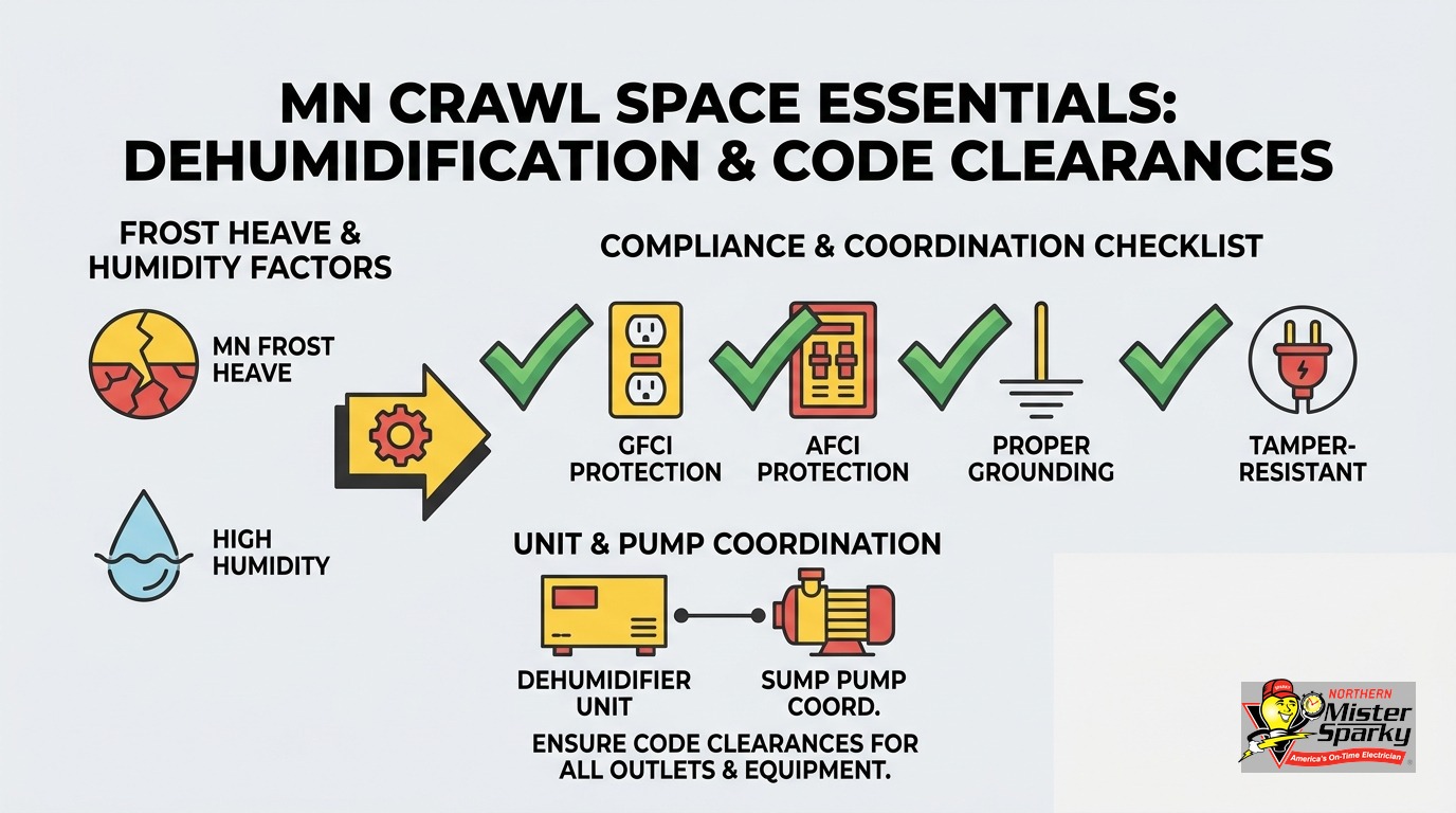 Crawl Space Dehumidifier Outlet Installation: MN Guide