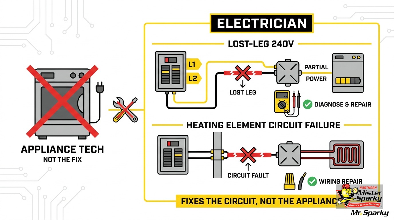 Dryer Not Heating Electrical Problem: What's Really Wrong
