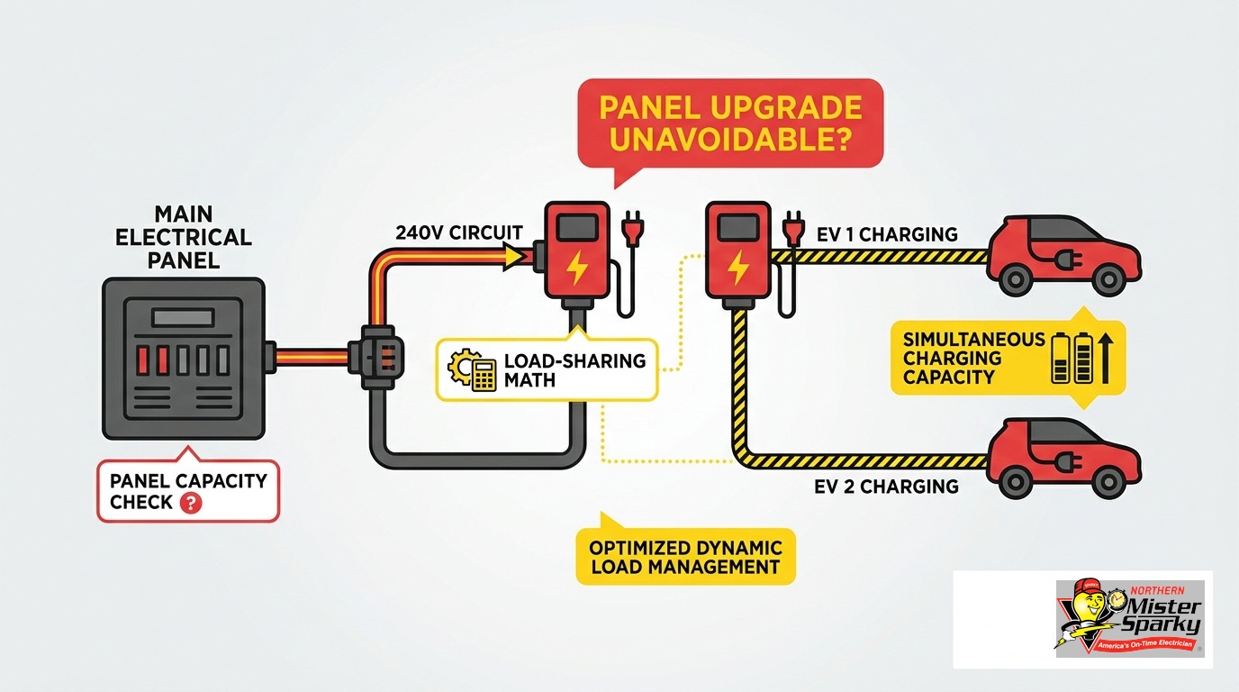 Two EV Chargers, One Home: Do You Need a Panel Upgrade?