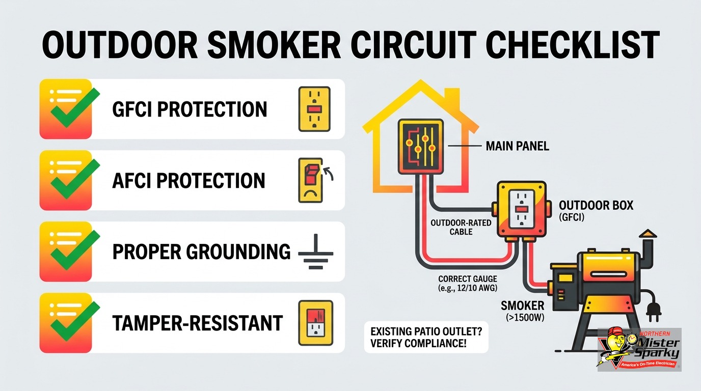 Electric Smoker Electrical Circuit Requirements in Minnesota