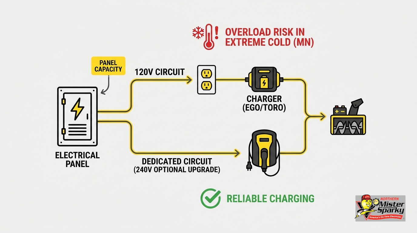 Electric Snowblower Outlet Garage: What MN Homeowners Need
