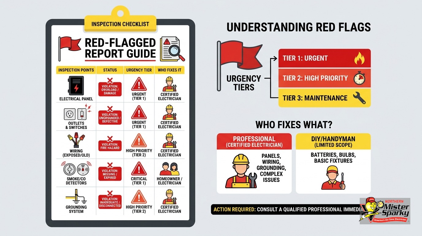 Electrical Code Violations Found During Home Inspection