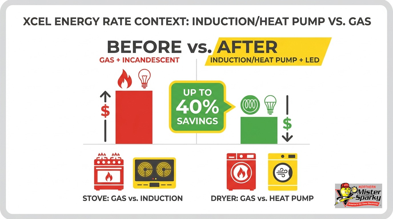 Electric vs. Gas Appliances Cost Comparison: Minnesota 2026
