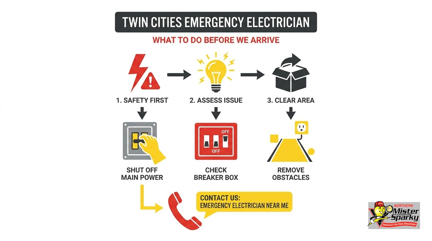 Electrical Emergency at Home? What to Do Before the Electrician Arrives