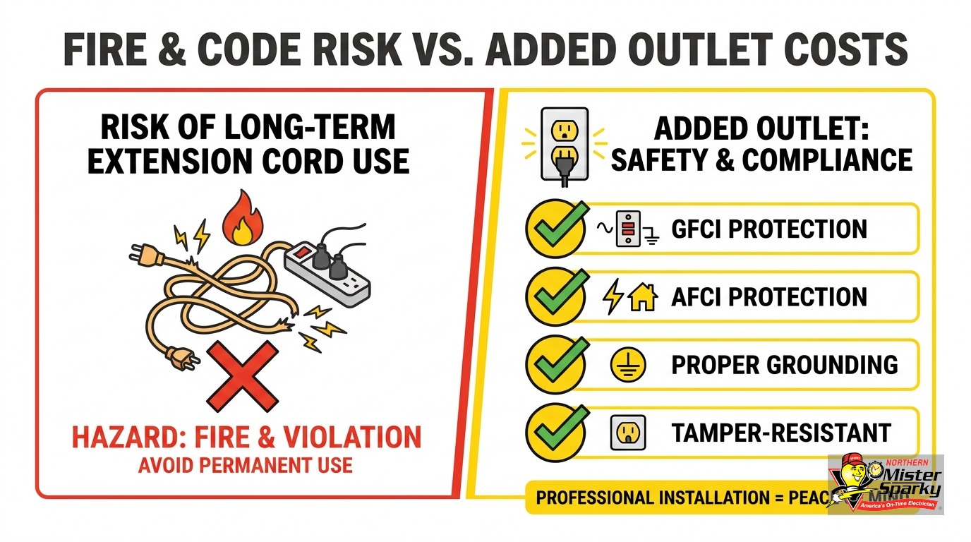 Extension Cord Safety: Why Permanent Use Is a Code Violation