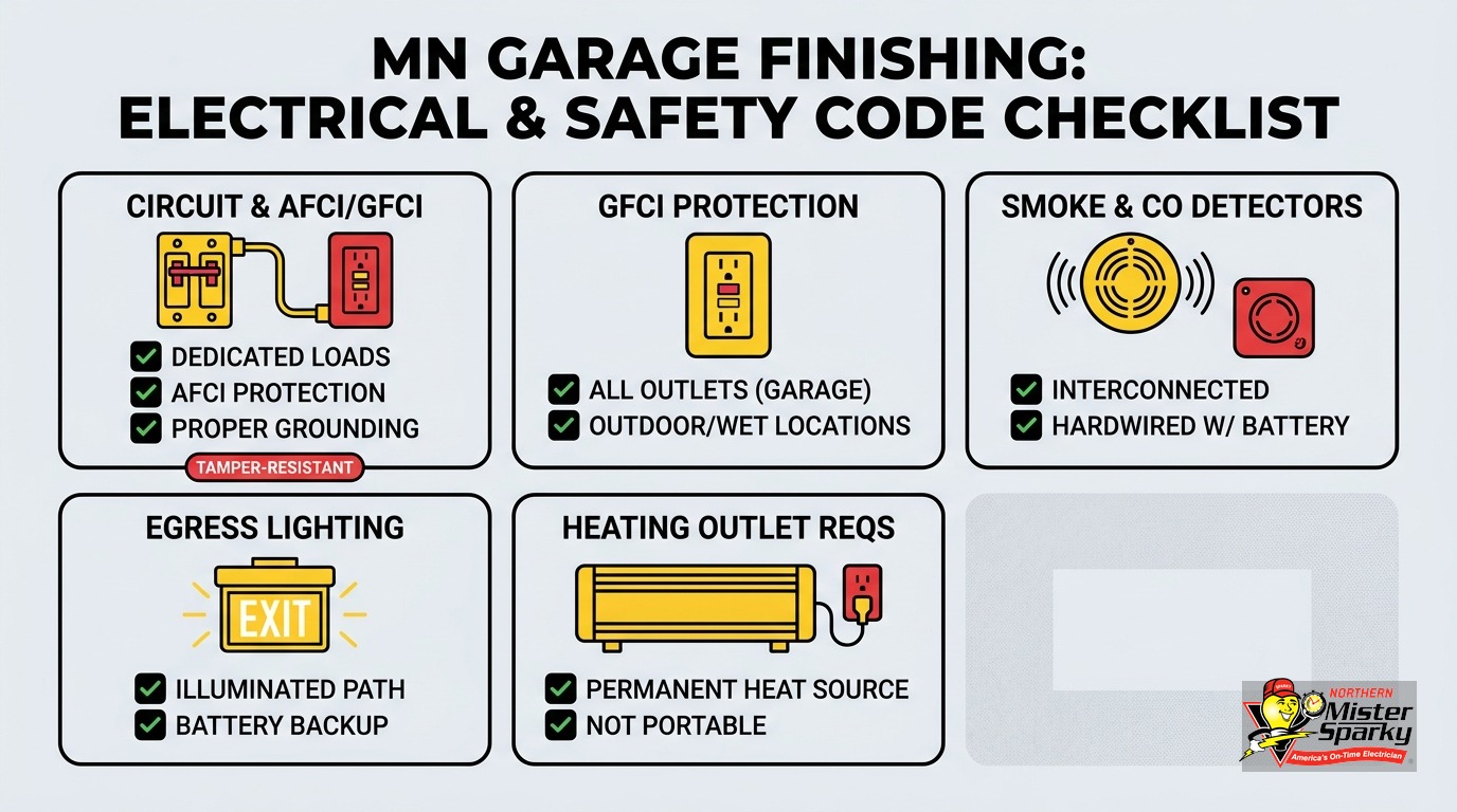 Converting Garage to Living Space Electrical Requirements