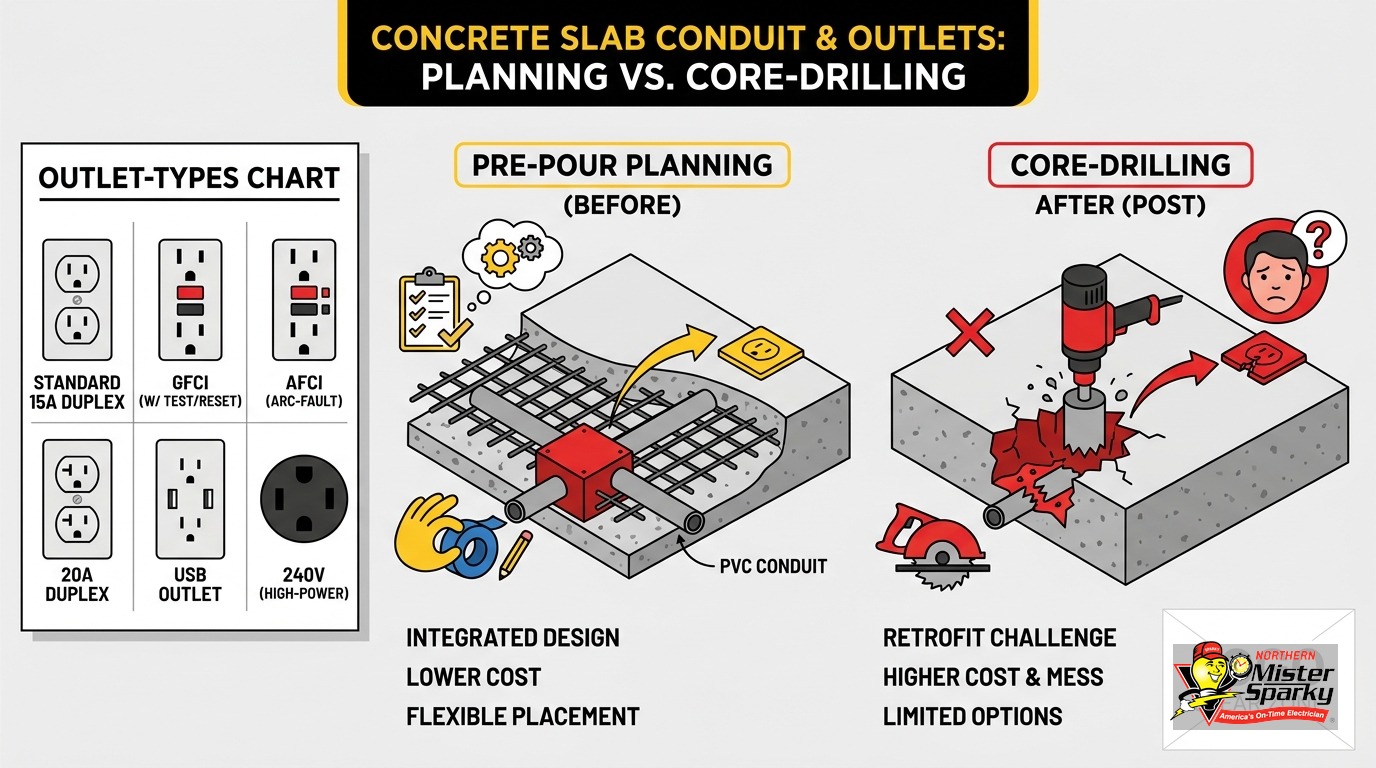Electrical Conduit in Garage Floor: Plan Before the Pour