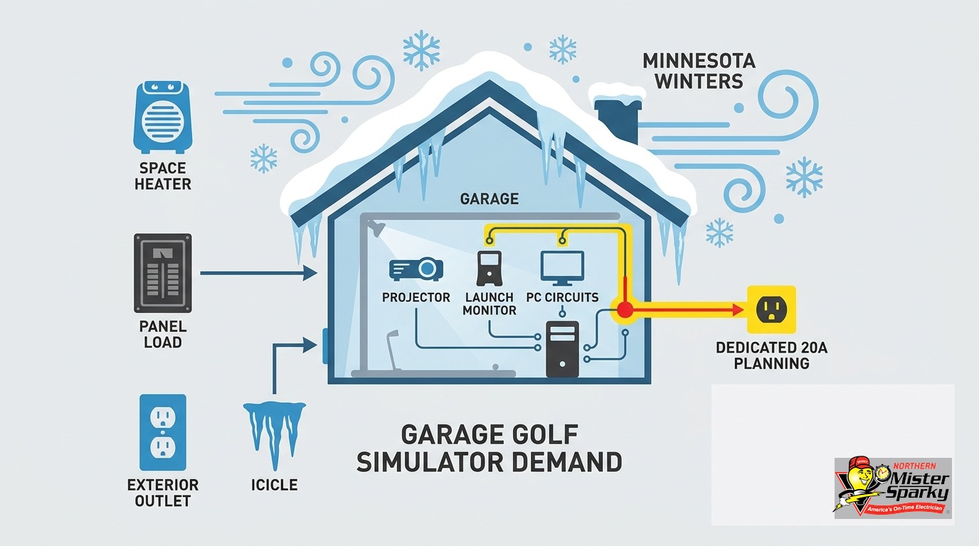 Golf Simulator Electrical Requirements: A Twin Cities Guide