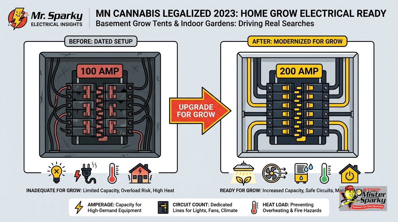 Grow Light Dedicated Circuit for Twin Cities Homes