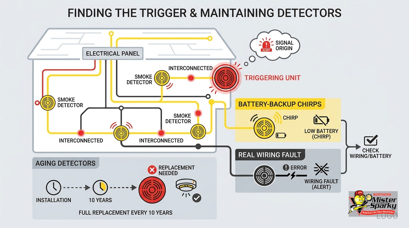 Hardwired Smoke Detector Chirping After Power Outage