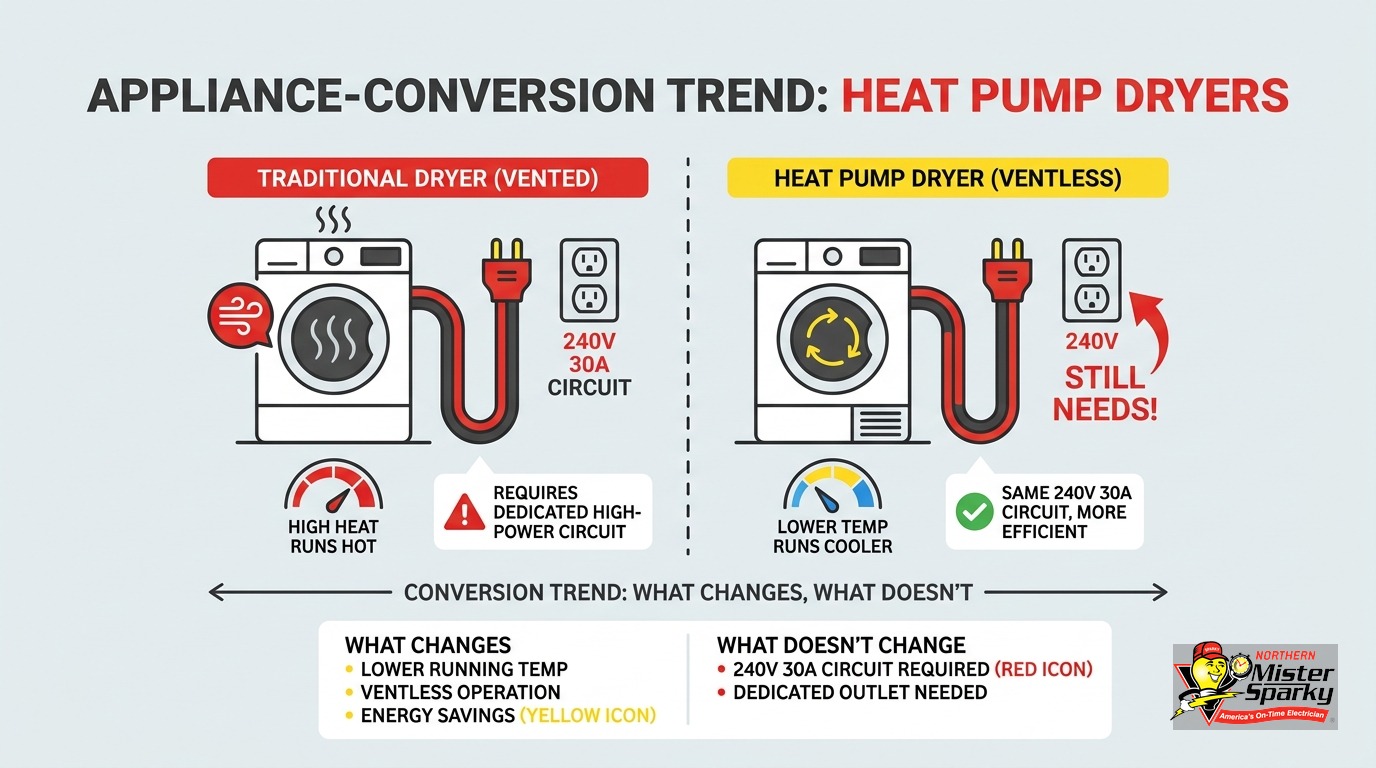 Heat Pump Dryer Wiring Requirements: What Changes?