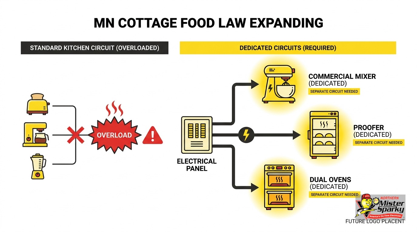 Home Bakery Electrical Requirements for MN Cottage Bakers