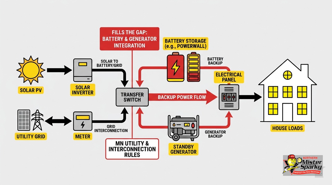 Home Battery Backup System Installation in Minnesota