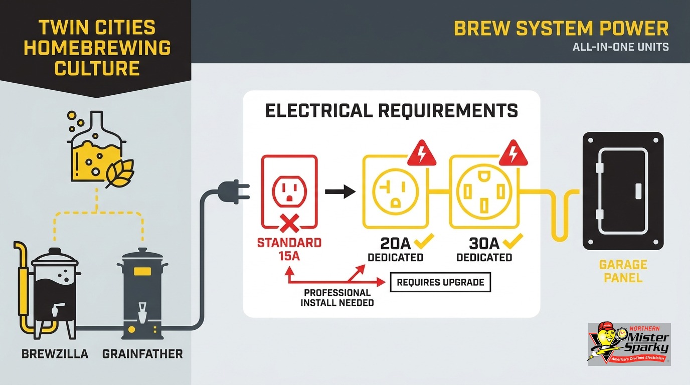 Home Brewing Electrical Circuit Requirements: MN Guide