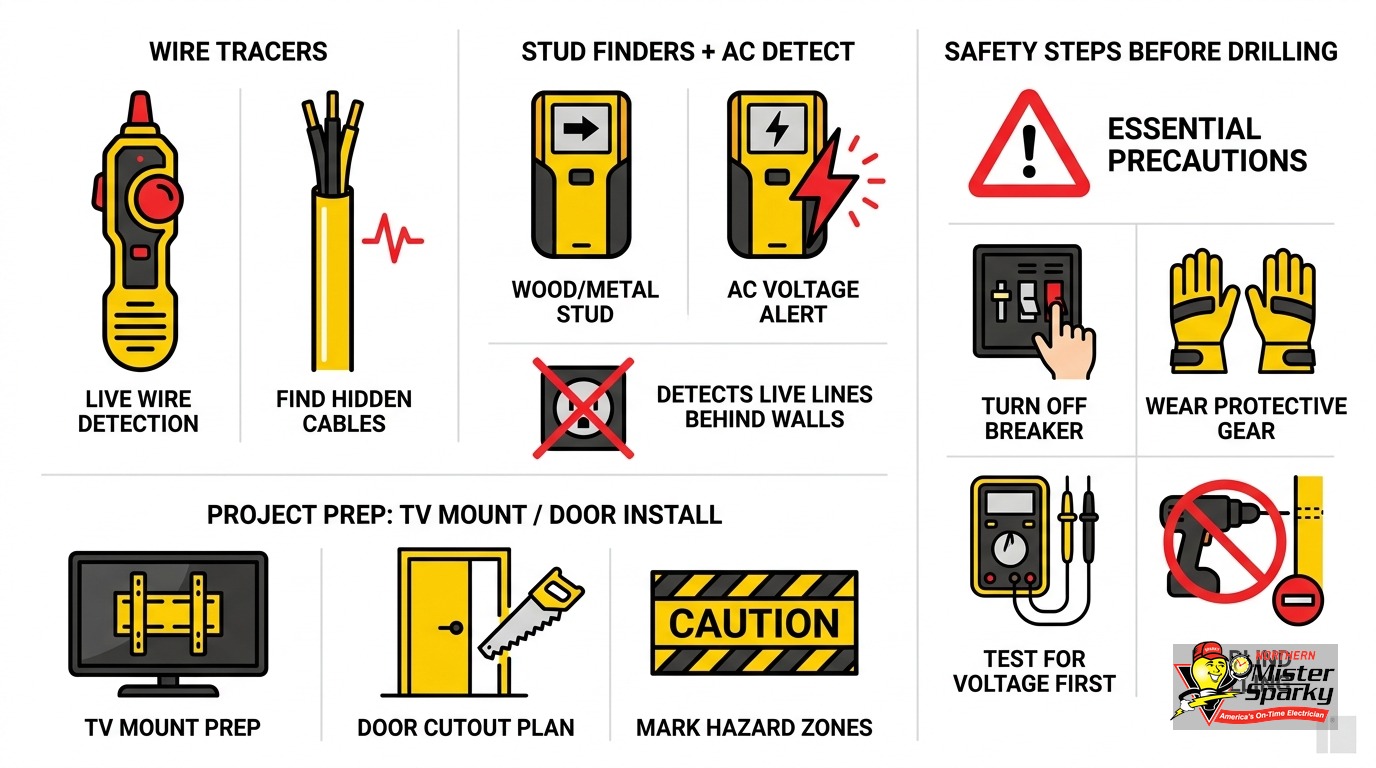 How to Find Electrical Wire Behind Wall Before You Drill