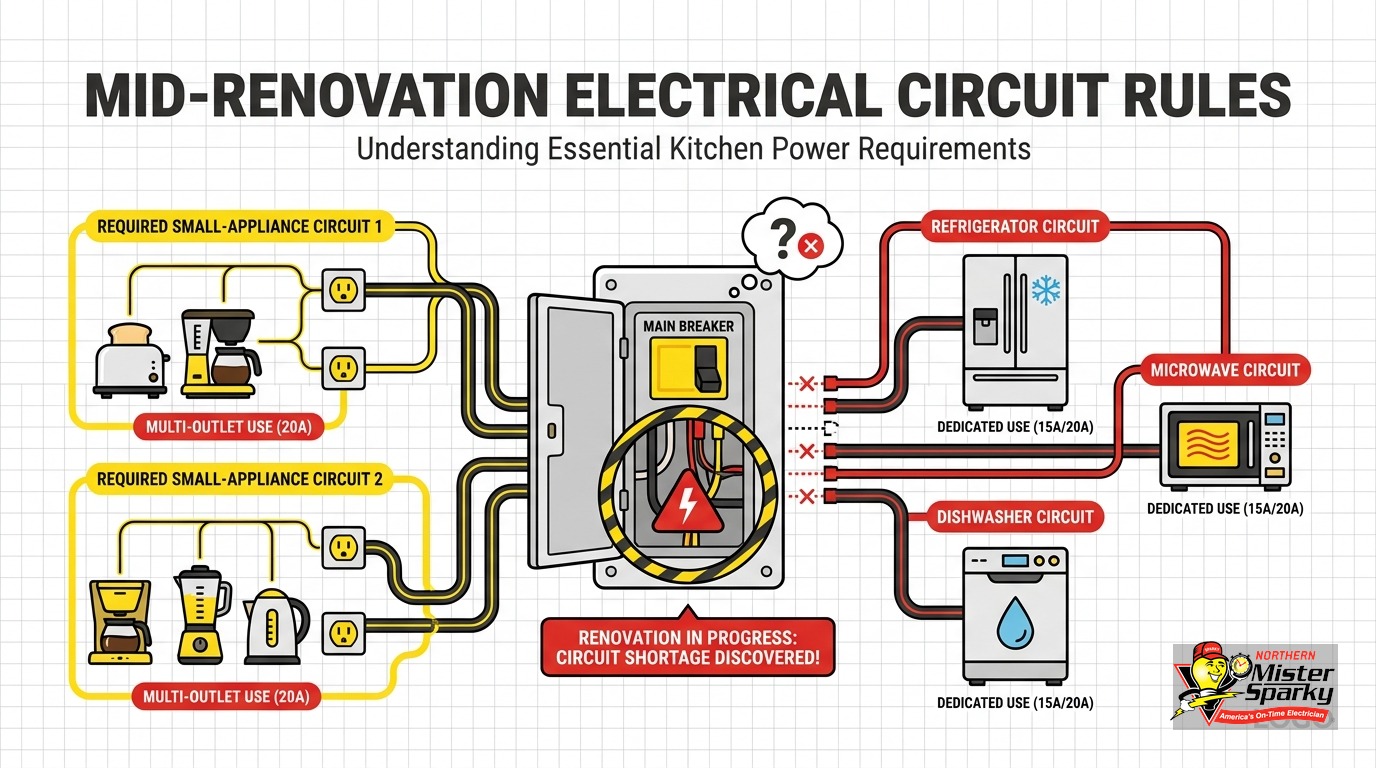 Kitchen Electrical Circuits Required by Code: MN Guide