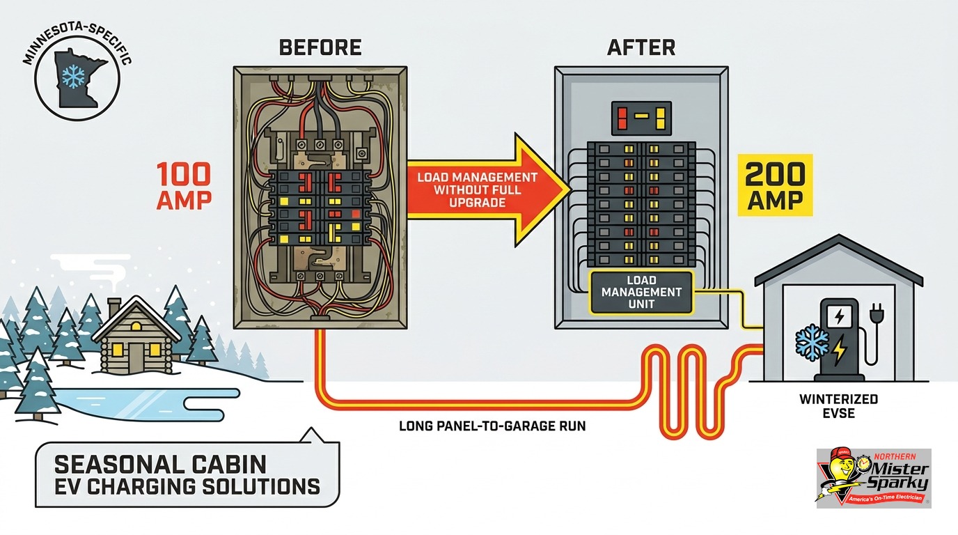 EV Charger Lake Cabin Minnesota: Seasonal Home Install Guide