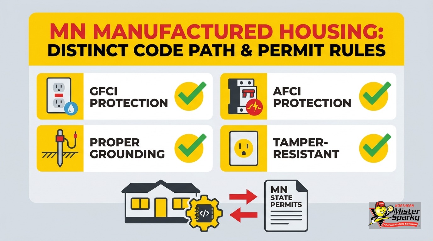 Manufactured Home Electrical Panel Upgrade in Minnesota