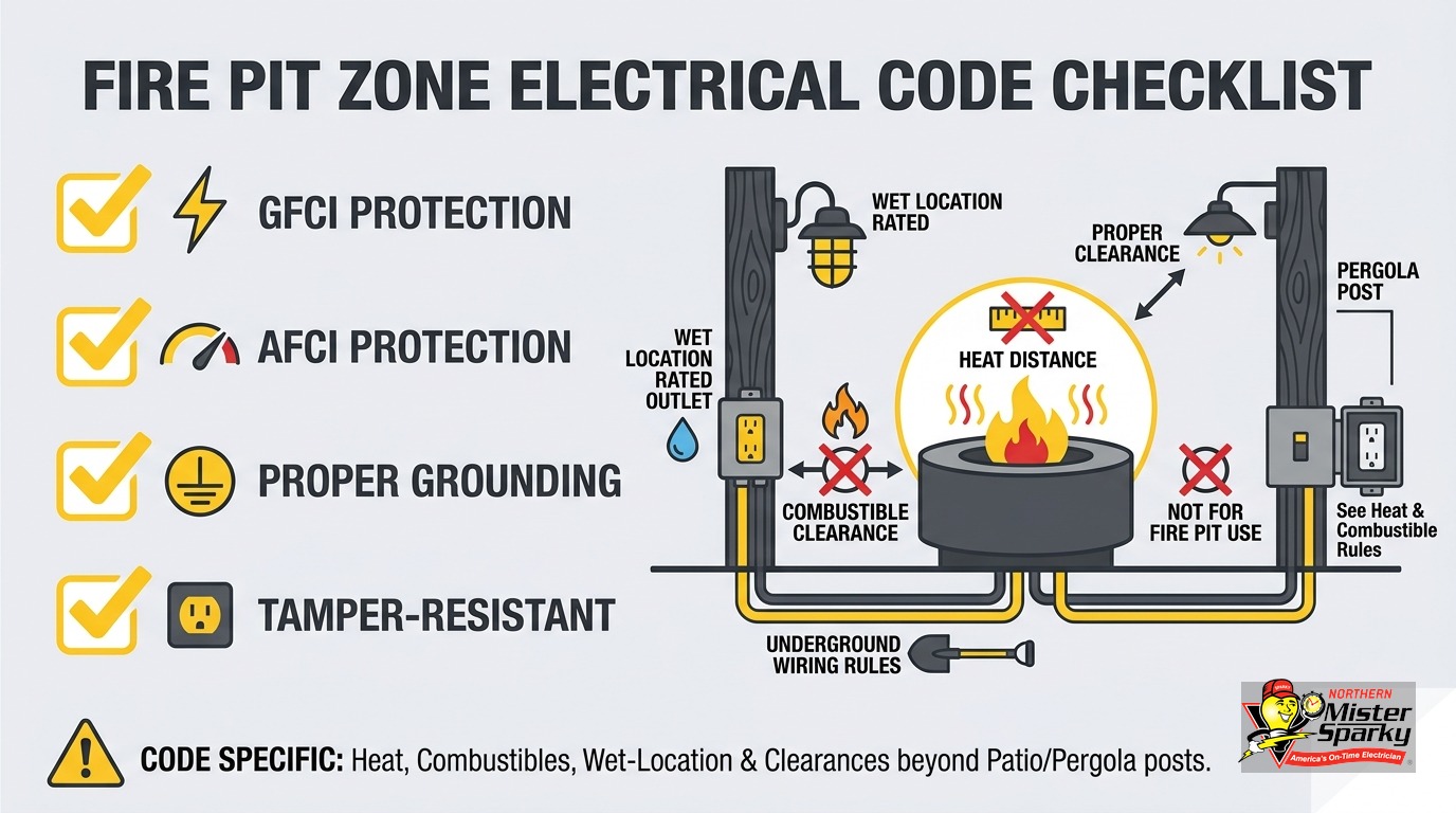 Outdoor Fire Pit Area Electrical Outlets: MN Code Explained