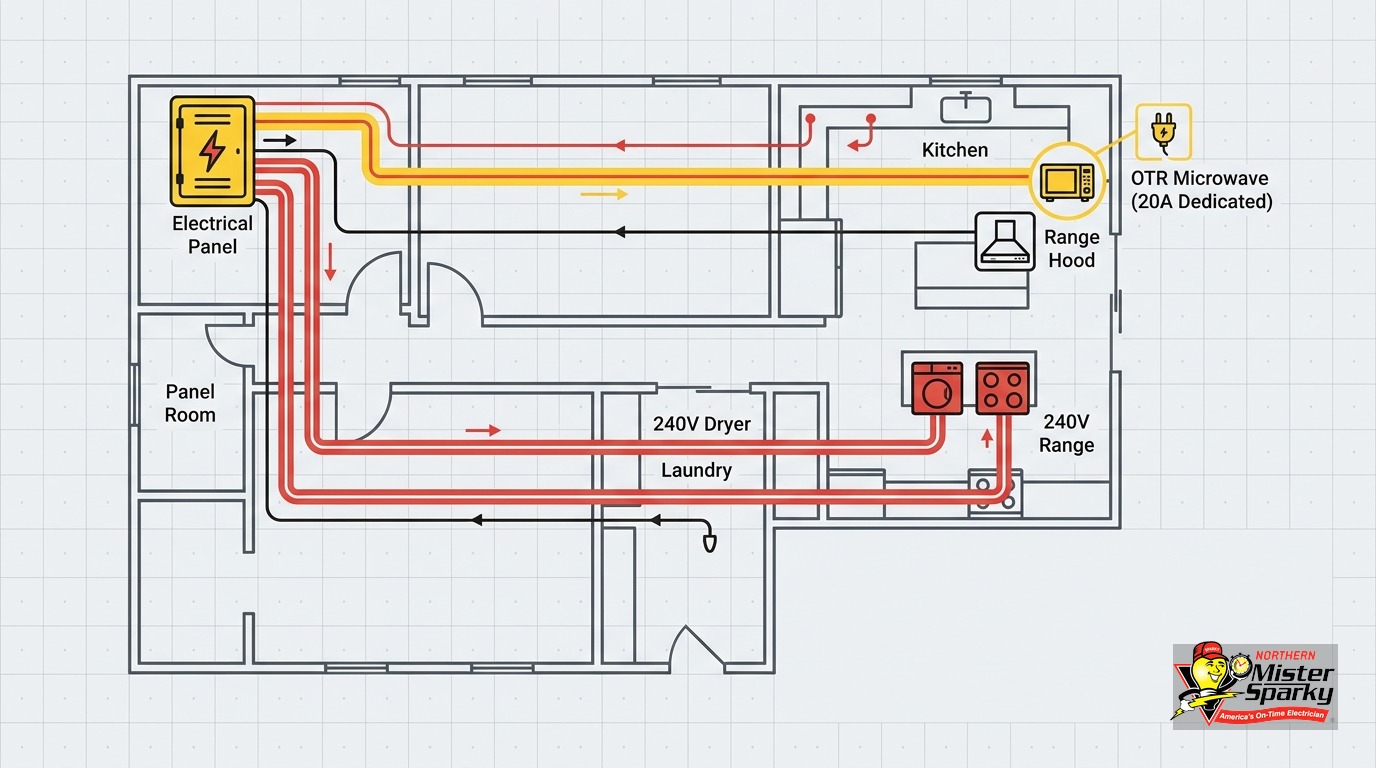 Over the Range Microwave Dedicated Circuit Requirements