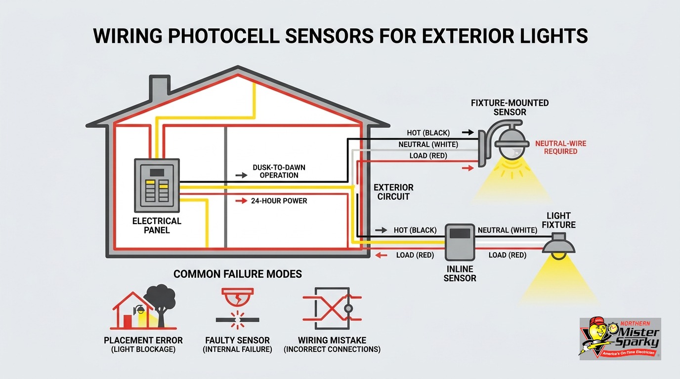 Photocell Outdoor Light Wiring: Dusk-to-Dawn Sensor Guide