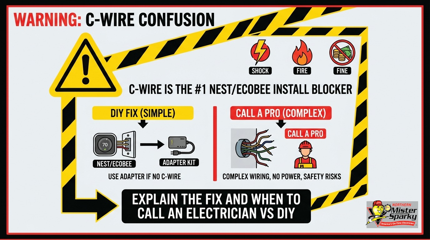 Smart Thermostat Wiring: Fix the C-Wire Problem