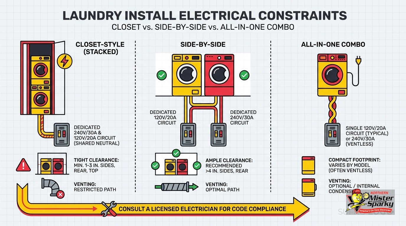 Stacked Washer Dryer Electrical Requirements (2026)