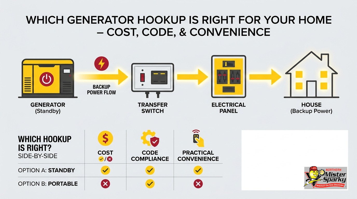 Manual Transfer Switch vs Interlock Kit for Generator