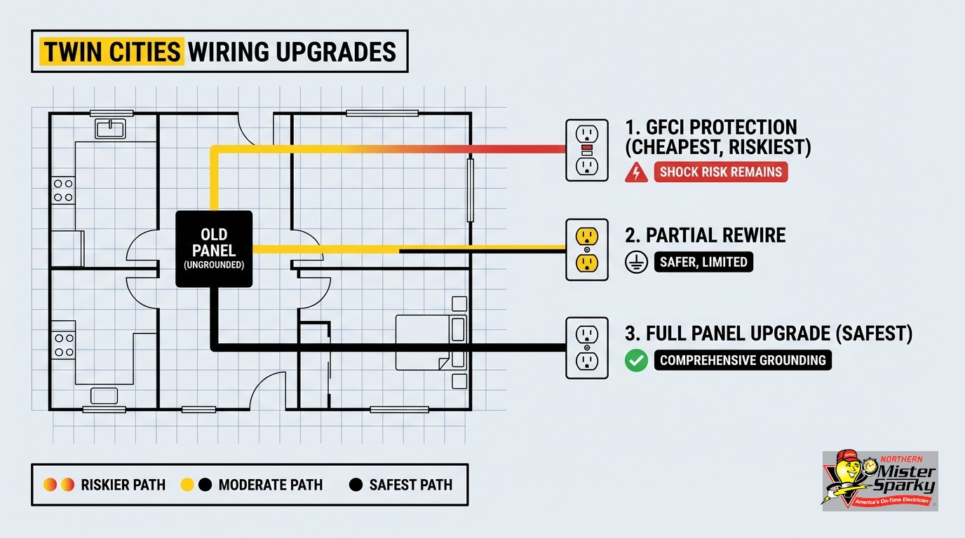 Replace Two-Prong Outlets with Three-Prong: Minnesota Guide