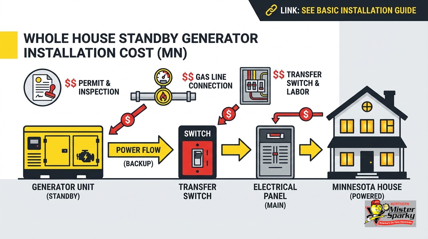 Whole House Standby Generator Installation Cost in Minnesota
