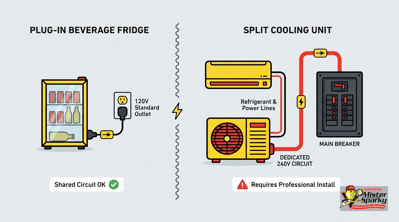 Wine Cellar Electrical Requirements: Split Cooling Systems